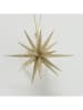 Boltze 2-delige set: decoratieve hangers "Tove" goudkleurig - Ø 14 cm