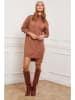 Joséfine Strickkleid "Abufera" in Camel
