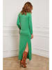 Joséfine Gebreide jurk "Analog" groen