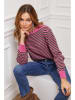 Joséfine Pullover "Astrobal" in Pink/ Dunkelgrün