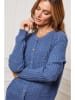 So Cachemire Vest "Castel" blauw