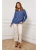 So Cachemire Vest "Castel" blauw