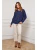 So Cachemire Vest "Castel" donkerblauw