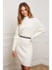 Joséfine Strickkleid "Doumbia" in Creme
