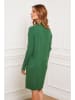 Joséfine Strickkleid "Doumbia" in Grün