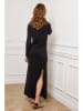 Joséfine Strickkleid "Dovel" in Schwarz