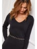 Joséfine Strickkleid "Dovel" in Schwarz