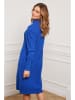 So Cachemire Strickkleid "Eclose" in Blau