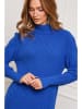So Cachemire Strickkleid "Eclose" in Blau