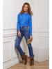 So Cachemire Longsleeve "Funel" in Blau