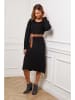 So Cachemire Strickkleid "Giusepe" in Schwarz