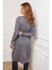 Joséfine Strickkleid "Goeland" in Grau