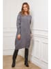 Joséfine Strickkleid "Goeland" in Grau