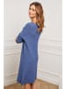 So Cachemire Strickkleid "Groland" in Blau