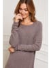 So Cachemire Gebreide jurk "Groland" taupe
