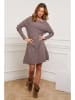 So Cachemire Gebreide jurk "Groland" taupe