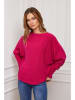 So Cachemire Trui "Jackson" fuchsia