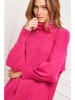 So Cachemire Strickkleid "Landreau" in Fuchsia