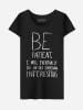 WOOOP Koszulka "Be Patient" w kolorze czarnym