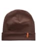 LiVi Geribde beanie "Brown" bruin