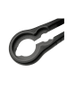 Fackelmann Potten- en flessenopener zwart/grijs - (L)18,5 x (B)9 cm