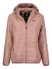 Geographical Norway Doorgestikte jas "Atika" lichtroze