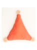 Folkifreckles Poduszka "Triangle" w kolorze pomarańczowym - 40 x 40 cm