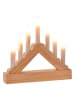 Hollybell Dekoracyjna lampa LED w kolorze brązowym - 21 x 18 x 3,5 cm