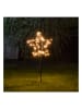 Hollybell Ledtuinsteker "Star" warmwit - (B)31 x (H)80 x (D)25 cm