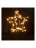 Hollybell Ledtuinsteker "Star" warmwit - (B)31 x (H)80 x (D)25 cm