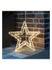 Hollybell LED-Dekoleuchte "Stern" in Warmweiß - (B)52 x (H)50 x (T)8 cm