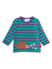 Toby Tiger Koszulka w kolorze turkusowo-fioletowym