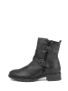 LAB78 Leder-Boots in Schwarz