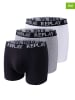 Replay 3er-Set: Boxershorts in Schwarz/ Grau/ Weiß