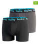Replay 2er-Set: Boxershorts in Grau/ Schwarz
