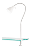 FISCHER & HONSEL Klemlamp zilverkleurig/wit - (H)50 cm