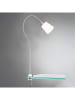 FISCHER & HONSEL Klemlamp zilverkleurig/wit - (B)11 x (H)60 cm