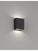 FISCHER & HONSEL Ledbuitenlamp "Denver" zwart - (B)7 x (H)9 cm