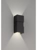 FISCHER & HONSEL Ledbuitenlamp "Oslo" zwart - (B)7 x (H)15 cm