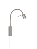 FISCHER & HONSEL Lampa ścienna LED "River" w kolorze srebrnym - 4 x 40 cm