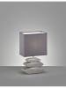 FISCHER & HONSEL Lampa stołowa w kolorze szarym - 17 x 29 x 10 cm