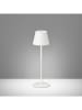 FH Lighting Lampa stołowa LED w kolorze białym - wys. 38 x Ø 12 cm