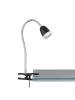 FH Lighting LED-Klemmleuchte in Silber - (H)26 cm