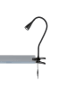 FH Lighting Lampa LED w kolorze czarnym z klipsem - wys. 35 cm