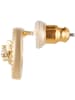 U.S. Polo Assn. Vergold. Ohrstecker mit Kristallen