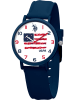 U.S. Polo Assn. Zegarek kwarcowy w kolorze granatowo-białym