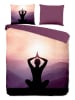 Pure Microvezel beddengoedset "Pure Yoga" paars