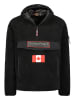 Canadian Peak Fleecepullover in Schwarz