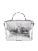 Christian Laurier Leder-Henkeltasche "Paty" in Silber - (B)25 x (H)18 x (T)10 cm