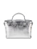 Christian Laurier Leren handtas "Paty" zilverkleurig - (B)25 x (H)18 x (D)10 cm